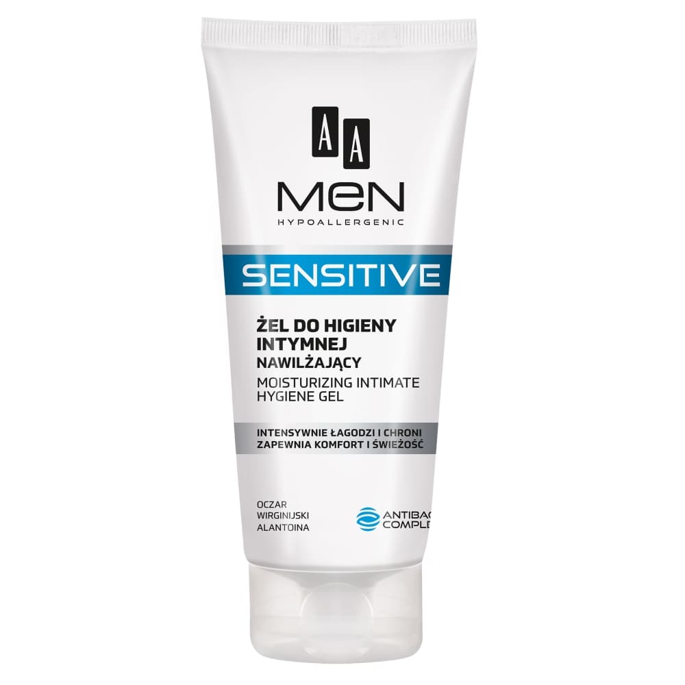 AA Men Sensitive żel do higieny intymnej nawilżający