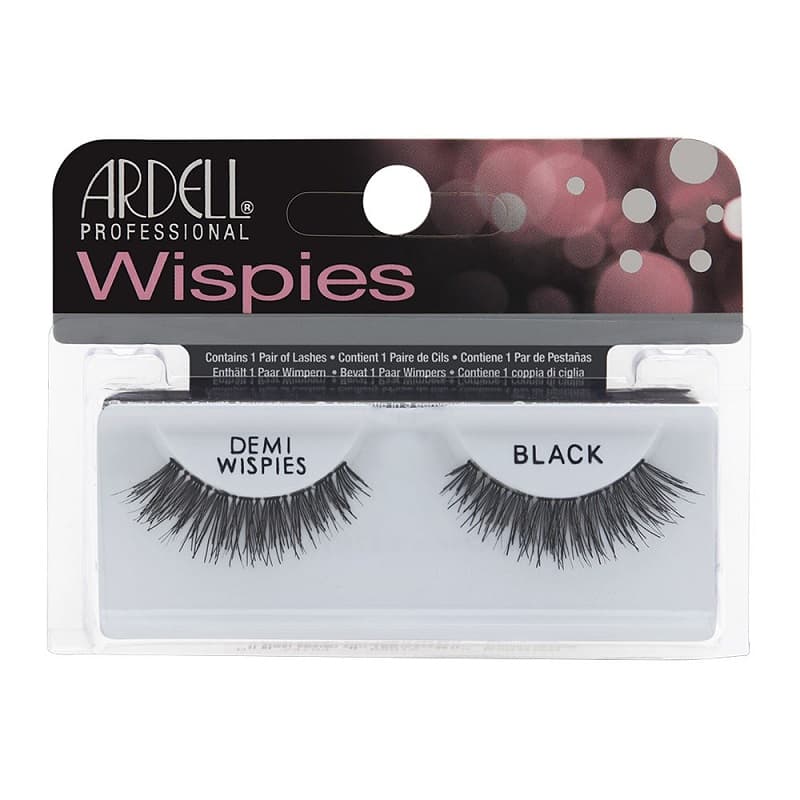 Demi Wispies Natural/InvisiBand/Glamour - Sztuczne rzęsy wielokrotnego użytku Demi Wispies, czarne