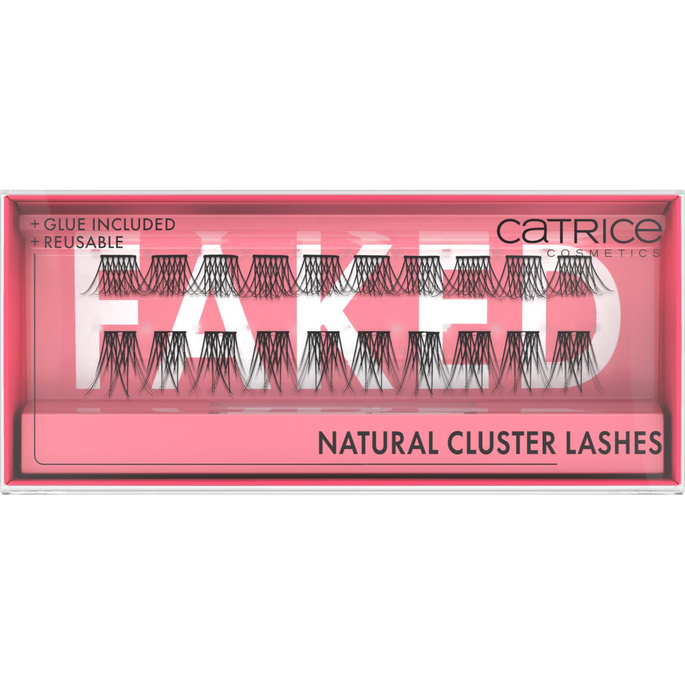 Faked Natural Cluster Lashes, sztuczne rzęsy z klejem