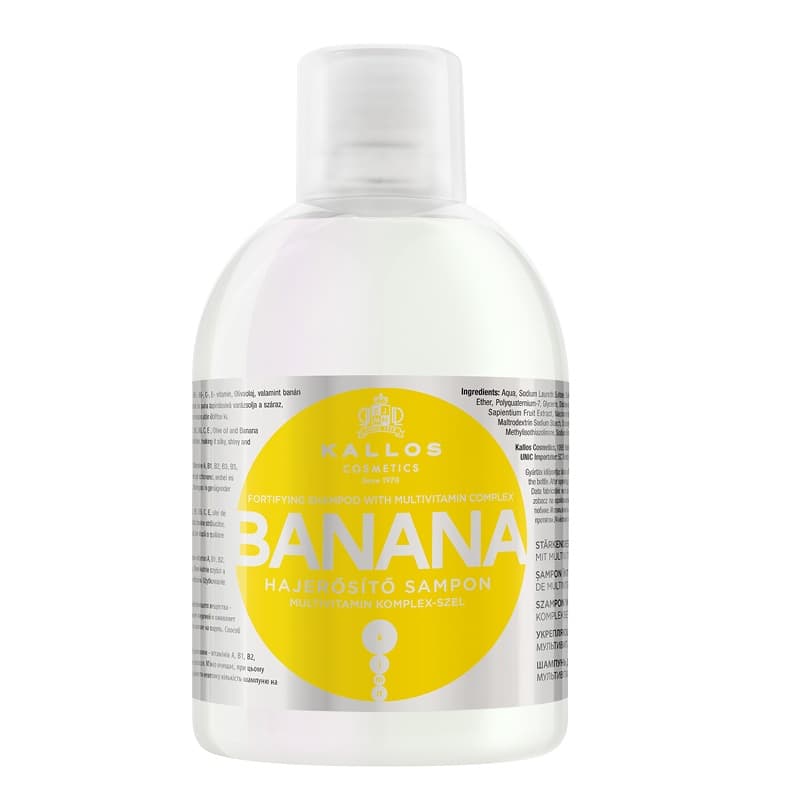 KJMN Professional Banana szampon wzmacniający z kompleksem multiwitaminowym