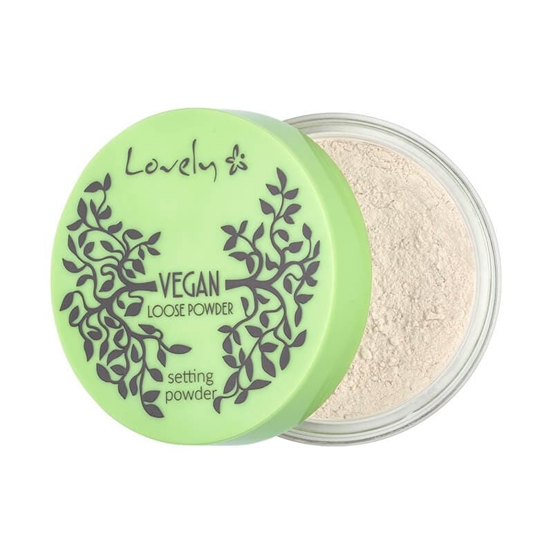Vegan Loose Powder Setting Powder - Wegański, transparentny puder matujący do twarzy -