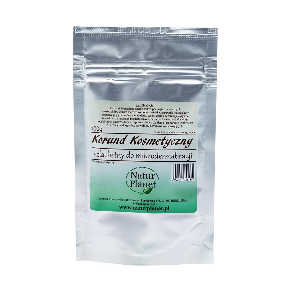 NaturPlanet korund szlachetny kosmetyczny