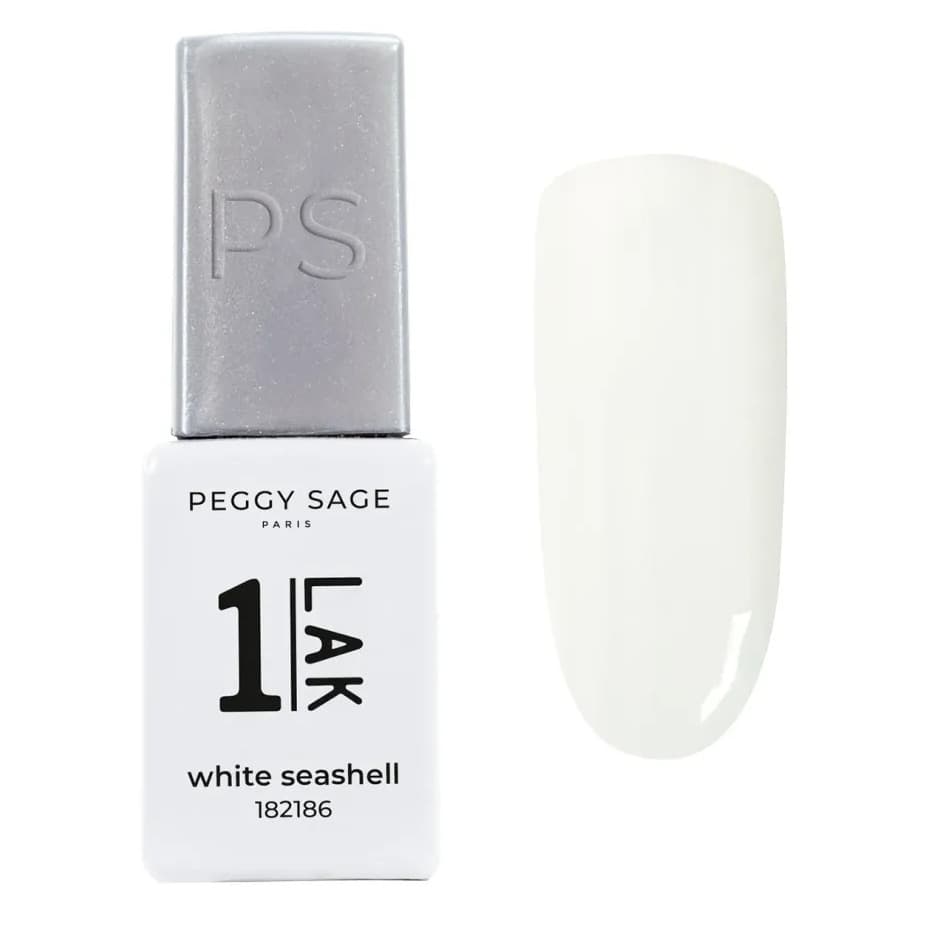 Sage, One-LAK lakier hybrydowy 3w1, white seashell