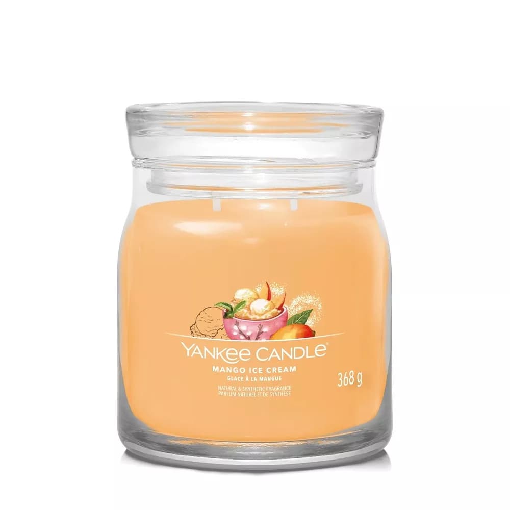 Średnia świeca zapachowa Mango Ice Cream
