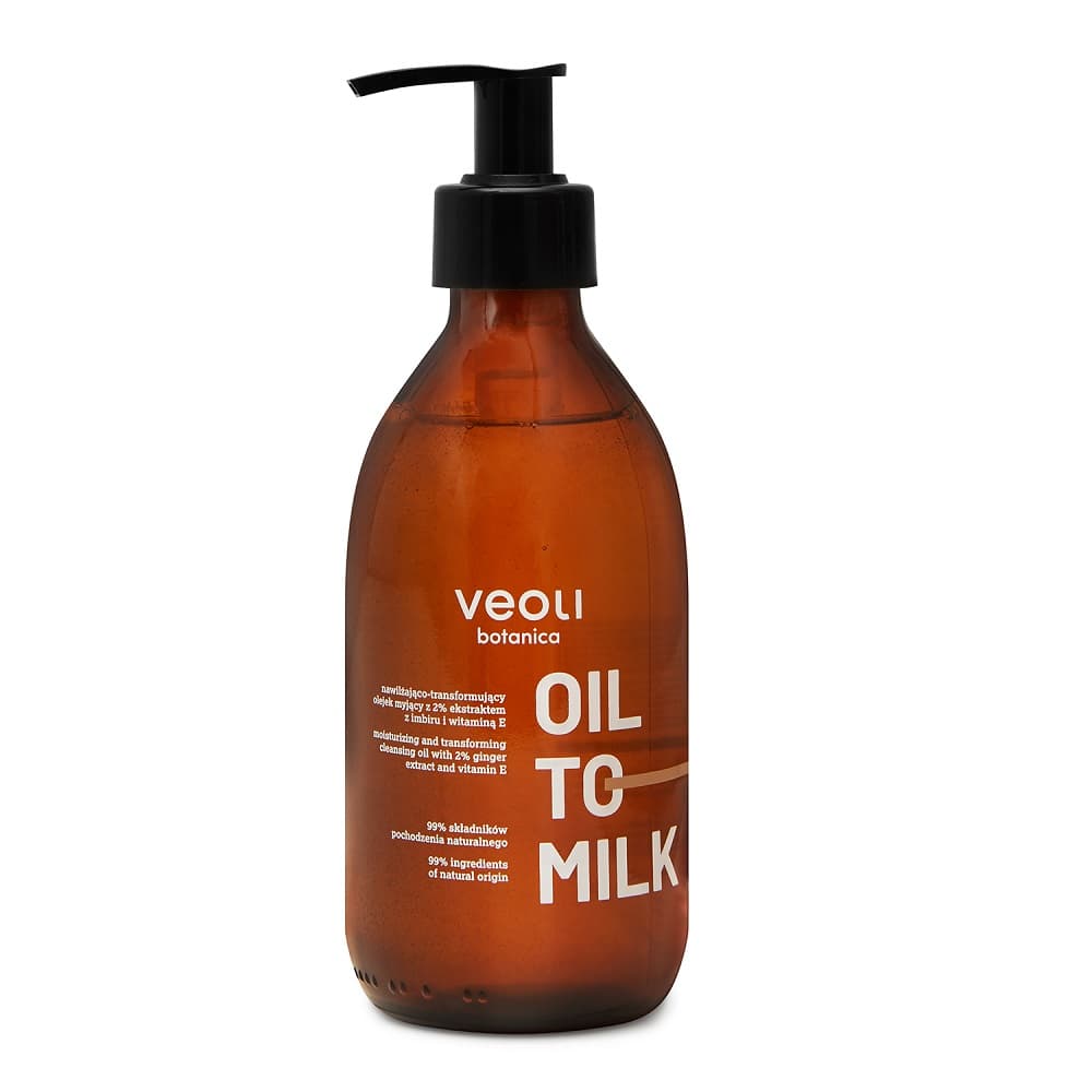 Oil To Milk, olejek myjący z ekstraktem z imbiru i witaminą E