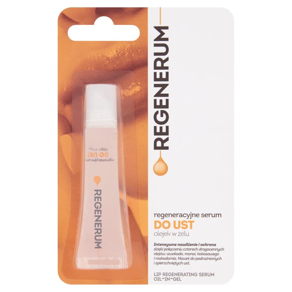 Regeneracyjne serum do ust olejek w żelu