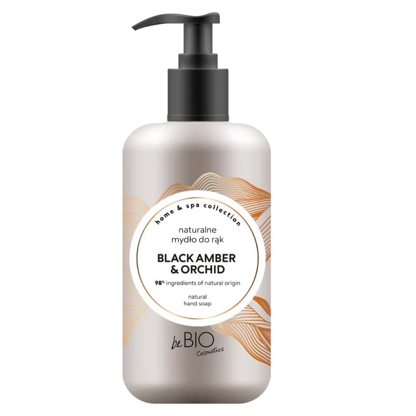 Home & SPA Collection - Natural Hand Soap - Naturalne mydło do rąk - Black Amber & Orchid -