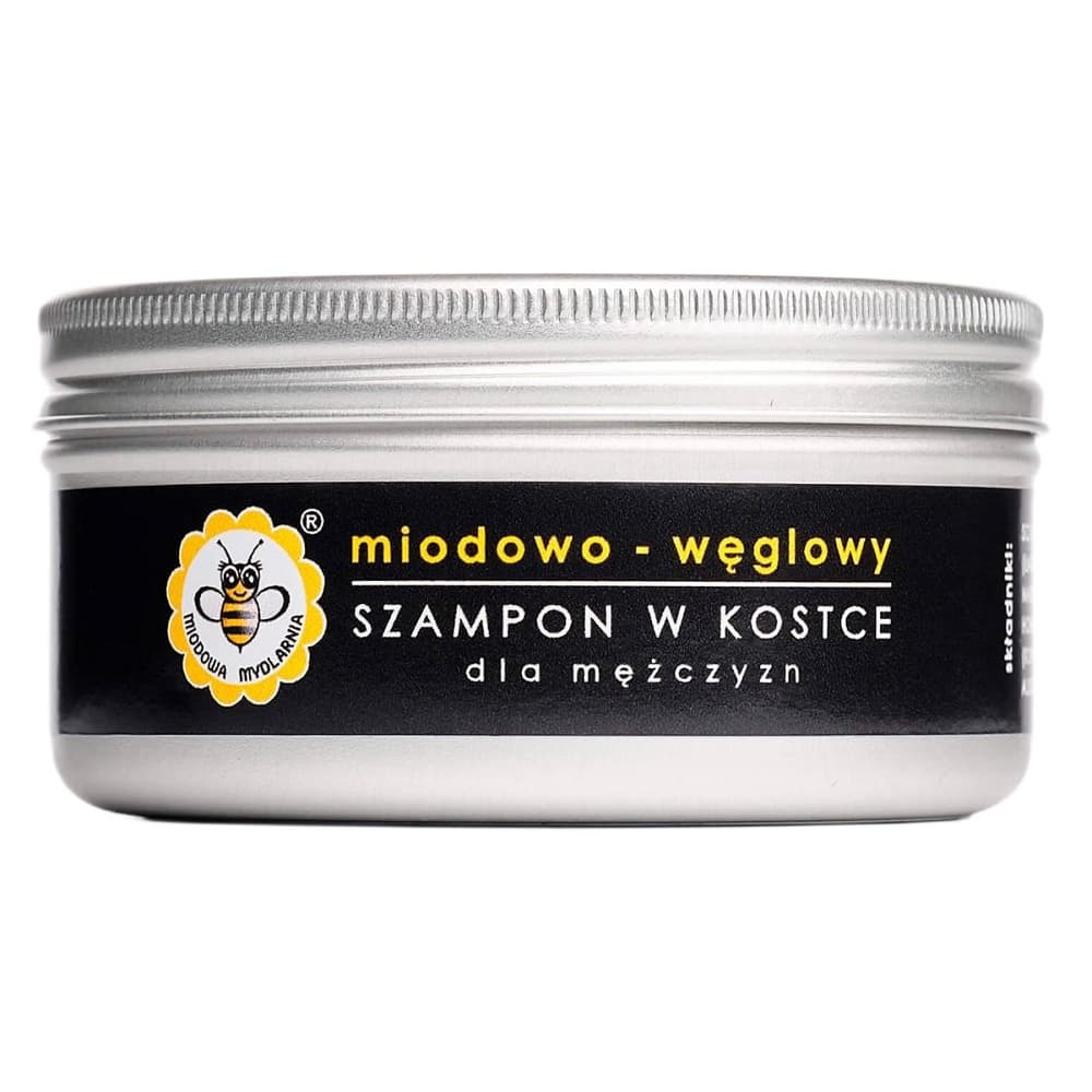 Szampon w kostce miodowo - węglowy