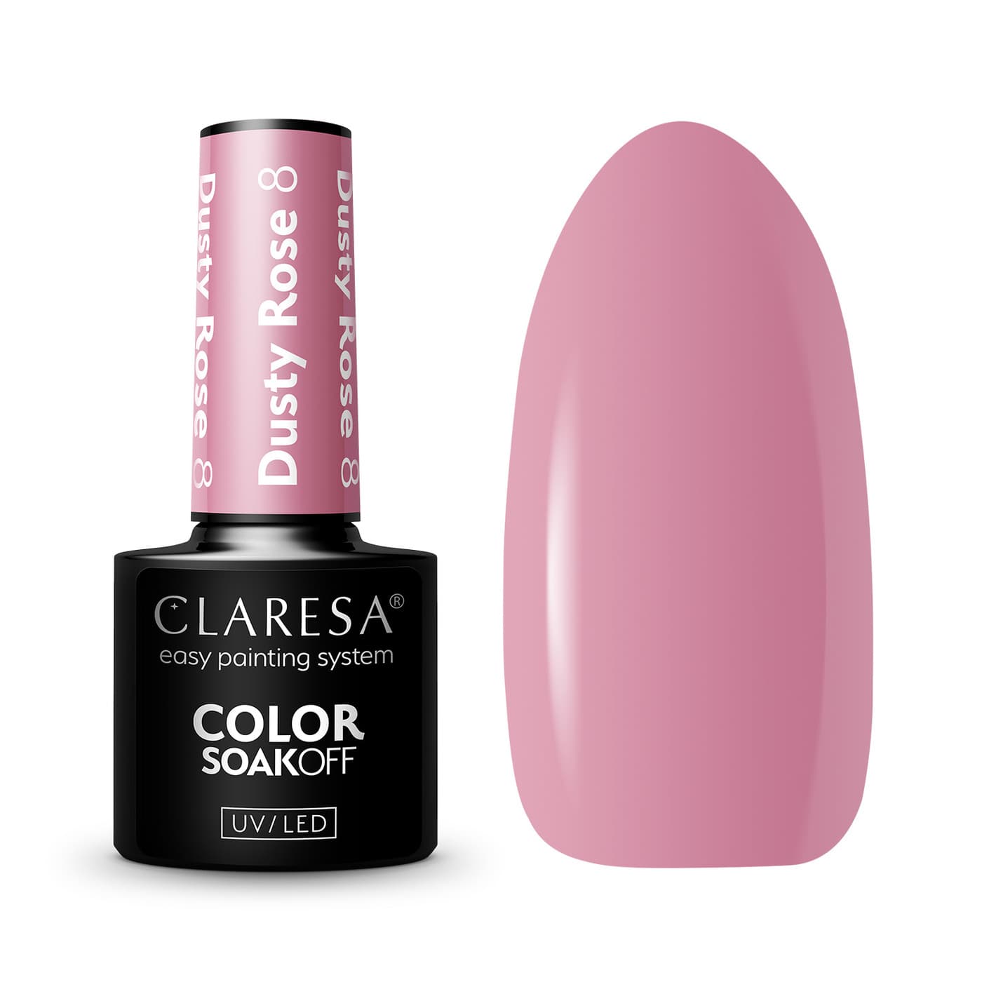 Lakier hybrydowy Dusty Rose 8