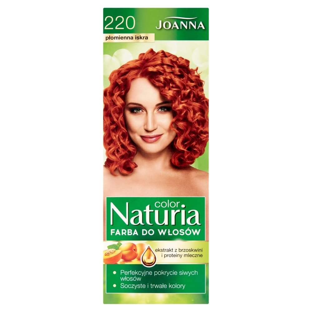 Naturia Color Nawilżająca Farba Do Włosów Aloes 220 Płomienna Iskra