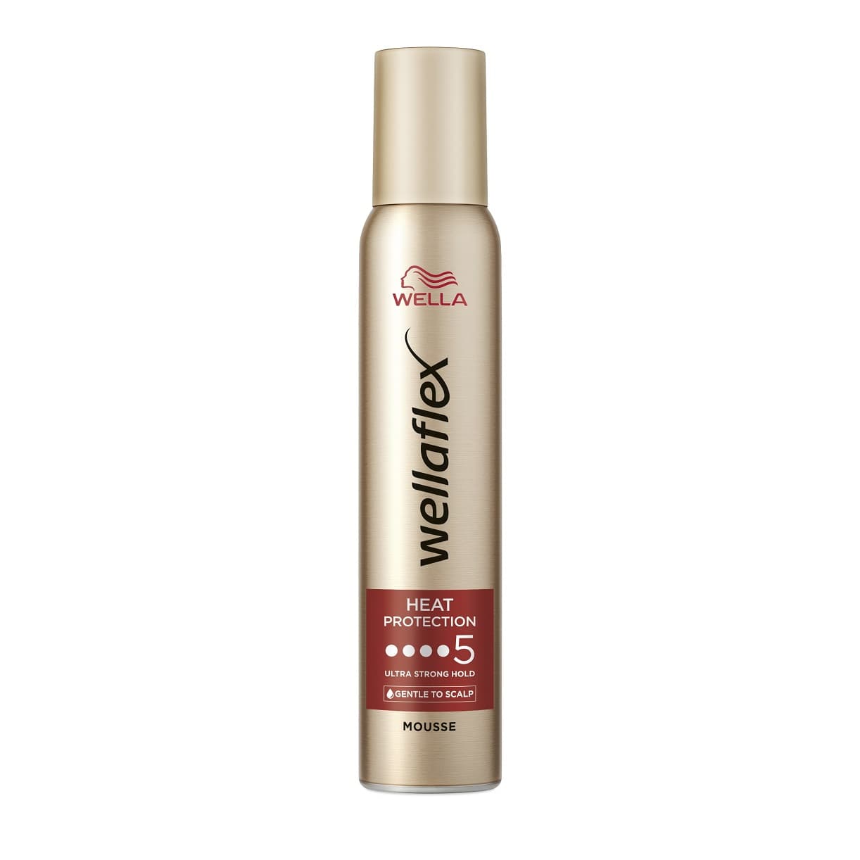Wellaflex - Heat Protection Mousse - 5 Ultra Strong Hold - Pianka do włosów chroniąca przed wysokimi temperaturami -