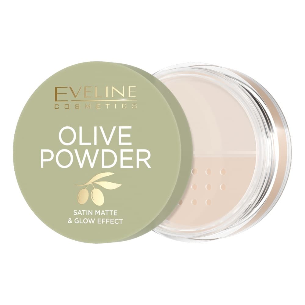 Eveline Barely Powder Rozświetlający Sypki Puder Do Twarzy Oliwkowy