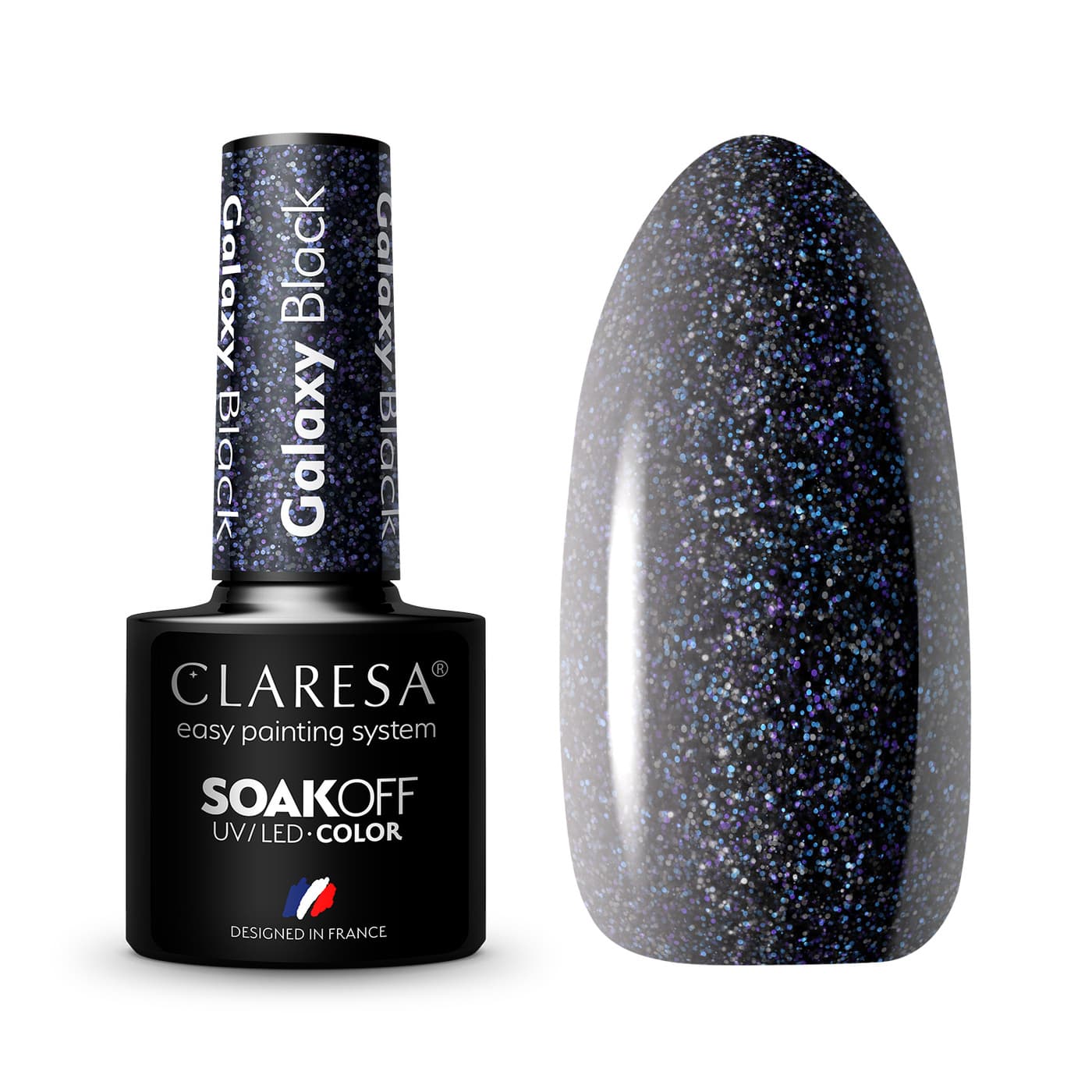 Lakier hybrydowy Galaxy Black