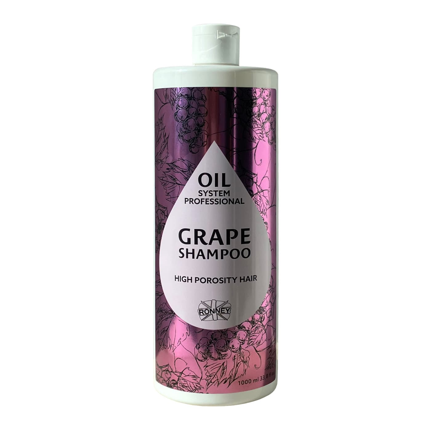 Professional Oil System High Porosity Hair - Szampon grape