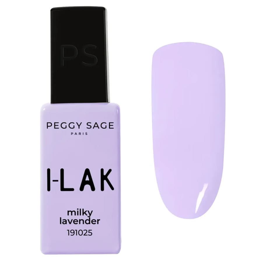 Sage, I-LAK lakier hybrydowy, milky lavender