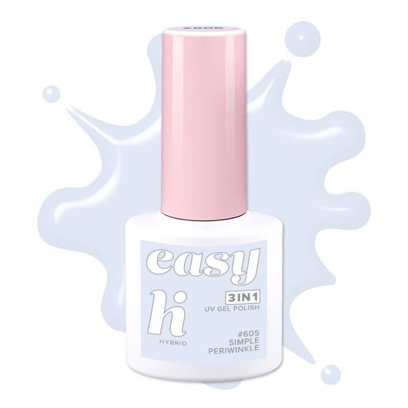 EASY 3in1, lakier hybrydowy, #605 Happy Pink