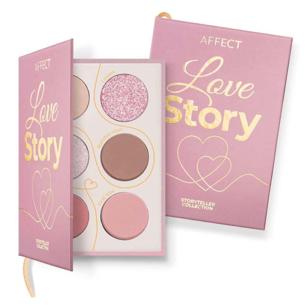 Love Story - Mini Eyeshadow Palette - Paleta 6 cieni do powiek -