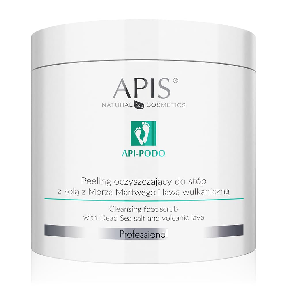 APIS Oczyszczający Peeling do stóp z Solą z Morza Martwego
