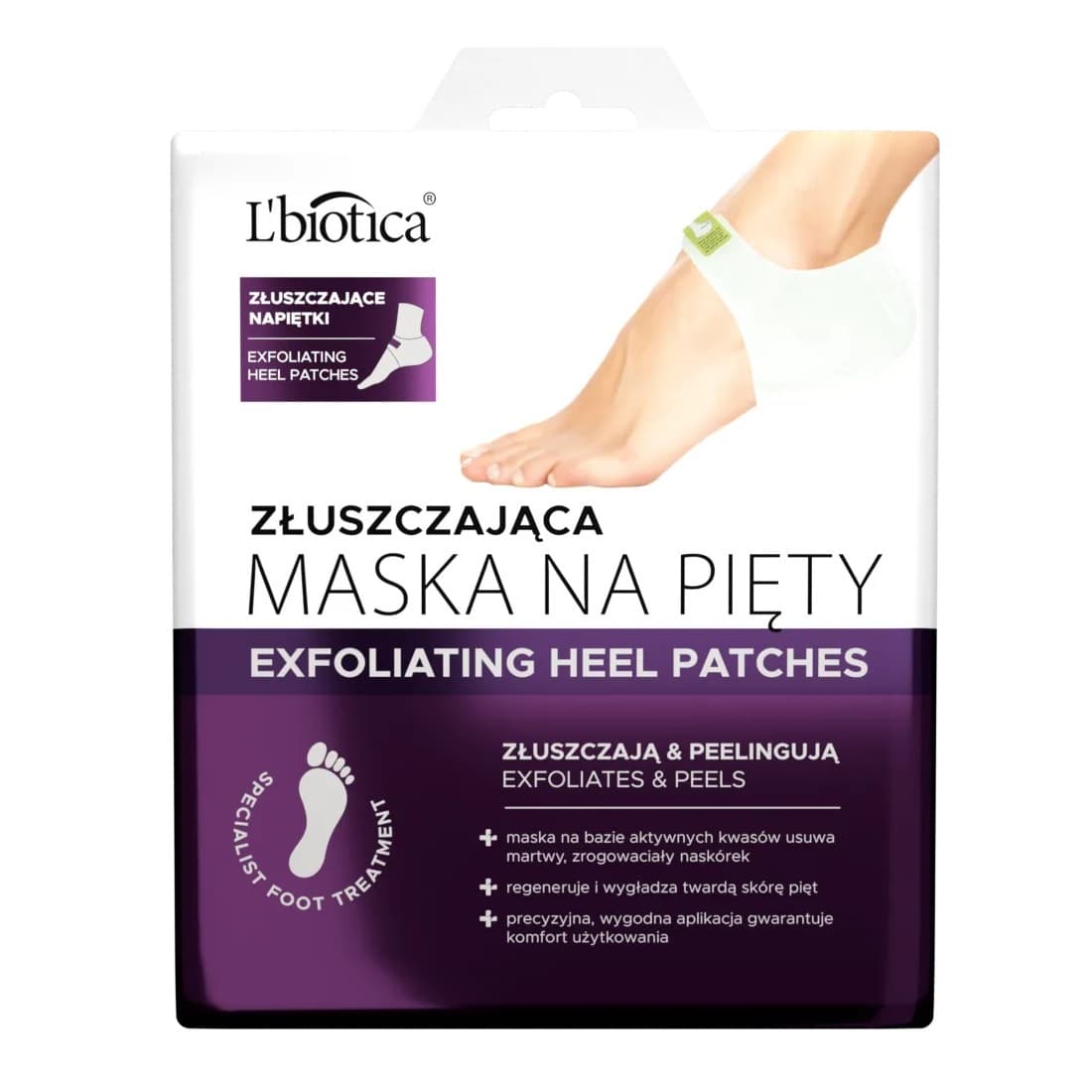 Złuszczająca maska na pięty