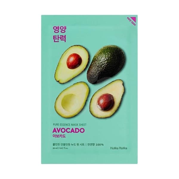 Pure Essence Mask Sheet Avocado - Maseczka do twarzy w płacie z awokado
