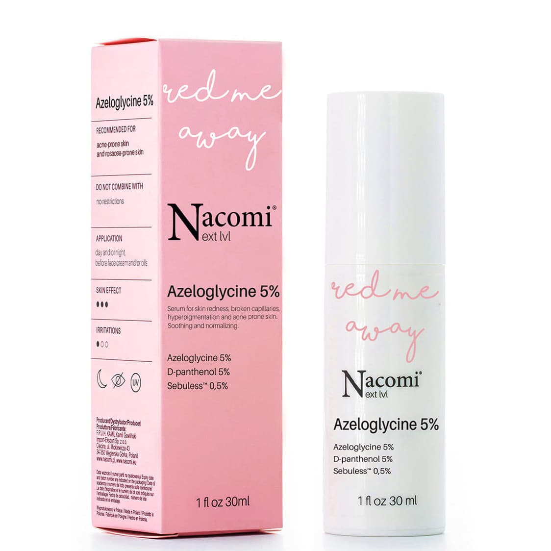 Next Level Red Me Away Azeloglycine 5% Serum do twarzy z azeloglicyną 5%