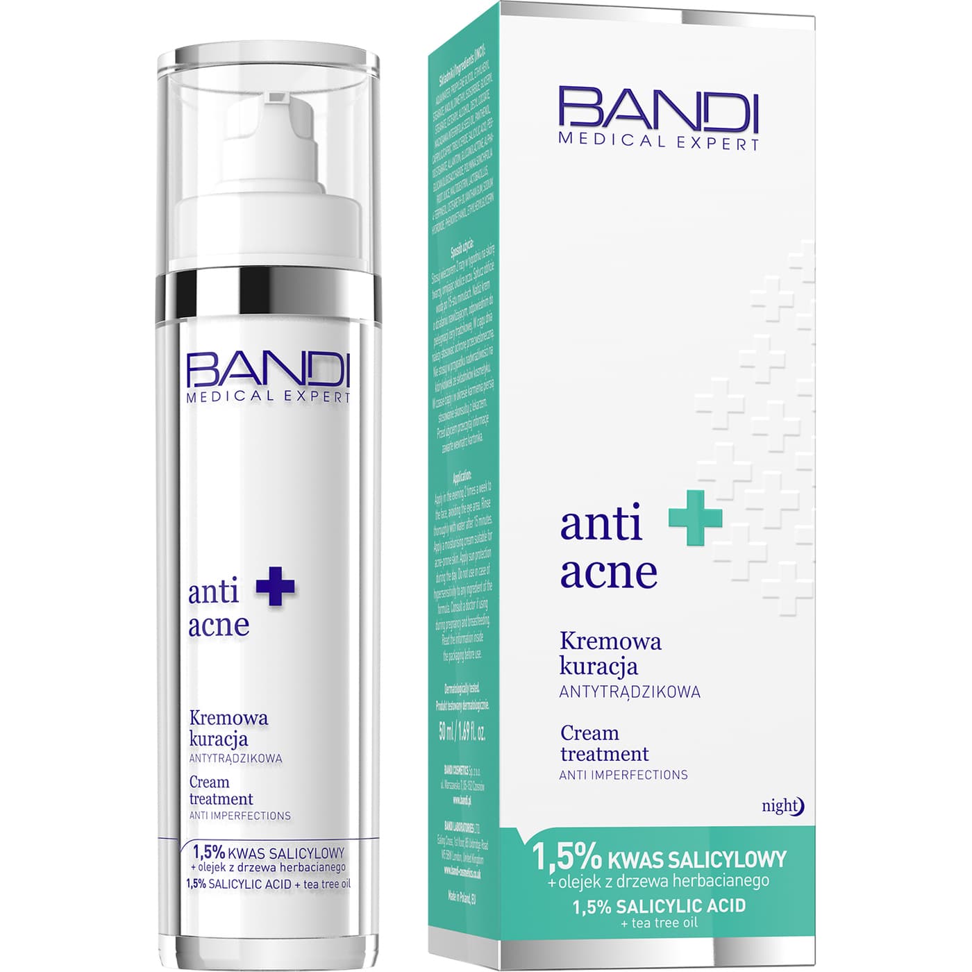 Medical Expert, Anti Acne, kremowa kuracja antytrądzikowa