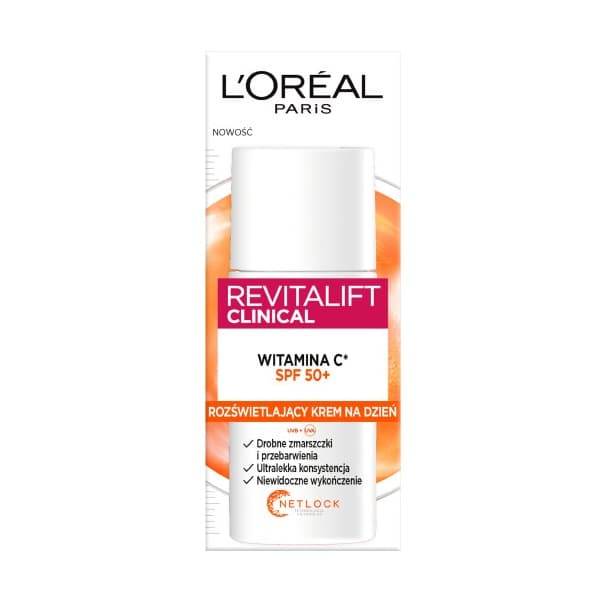 Paris Revitalift fluid do twarzy z witaminą C SPF 50+