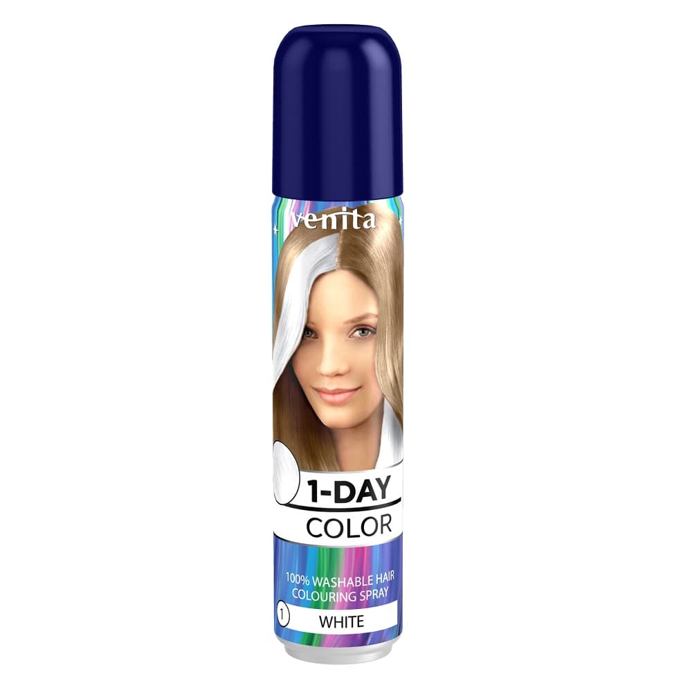 1-Day Color Spray koloryzujący do włosów - 1 WHITE