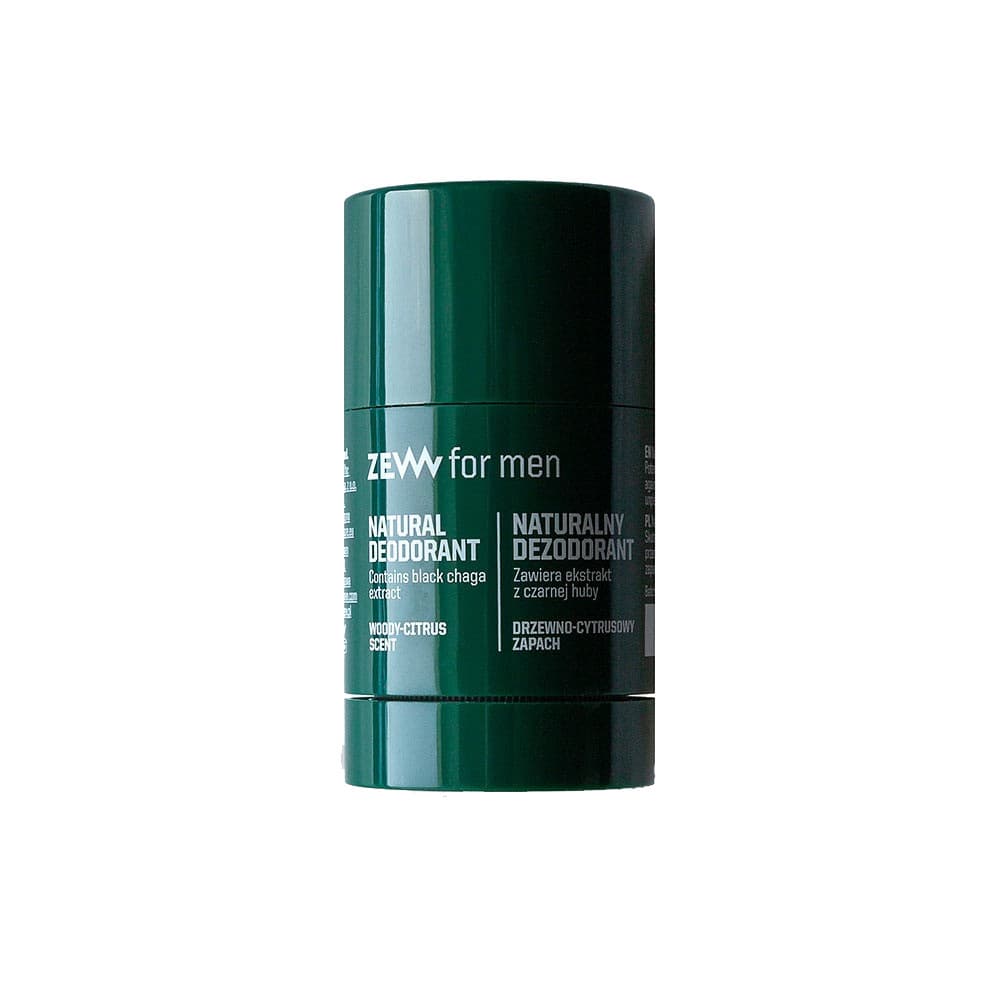 for men, naturalny dezodorant z czarną hubą