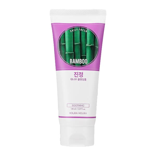 Holika, Daily Fresh, Pianka oczyszczająca kojąca Bamboo