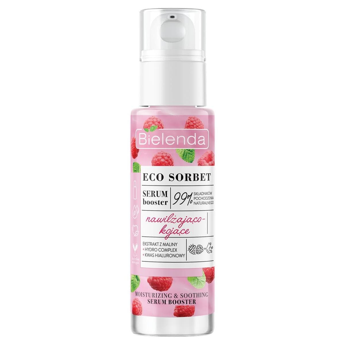 Eco Sorbet Serum Booster Nawilżająco Kojące Malina Hialuron