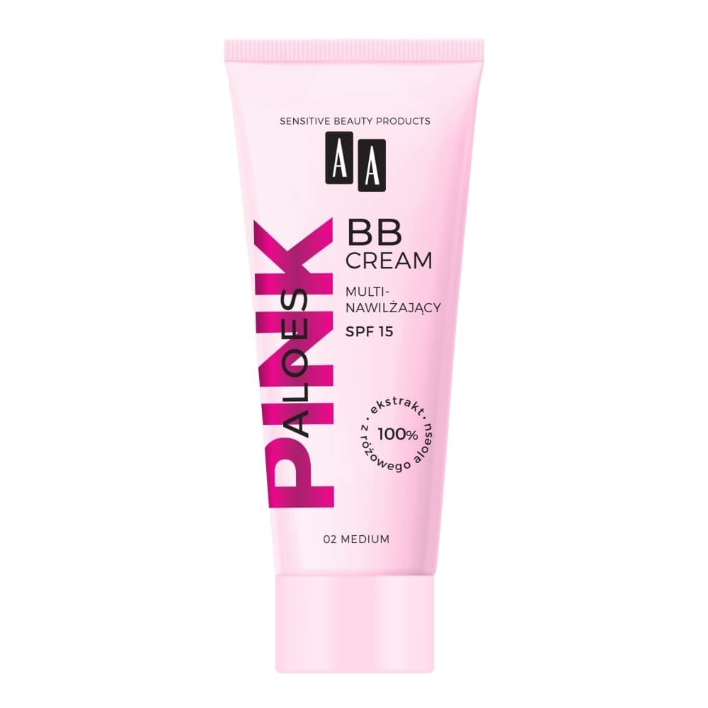Aloes Pink multinawilżający krem BB 02