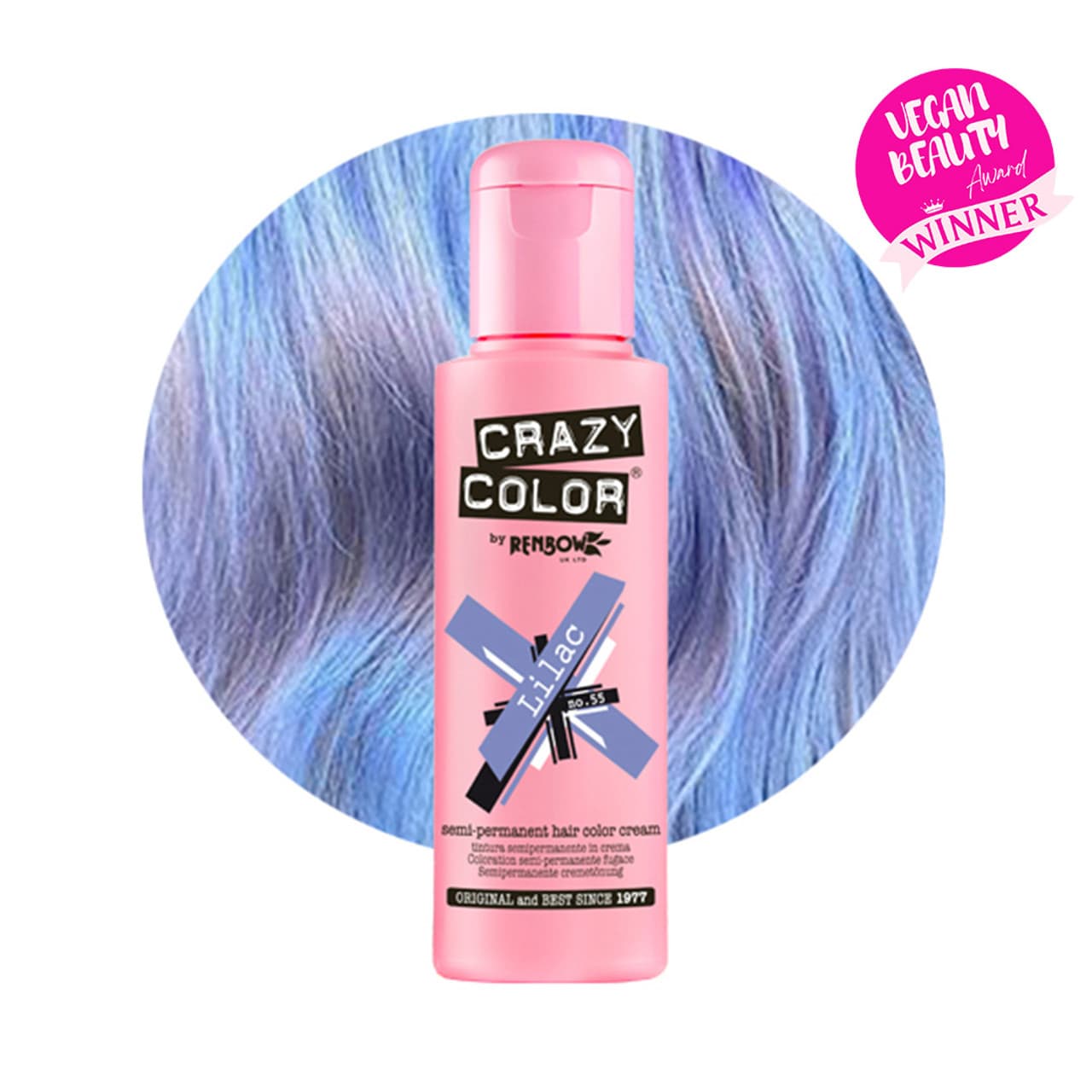 Color, toner odżywczy do włosów, Lilac – liliowy, nr 55