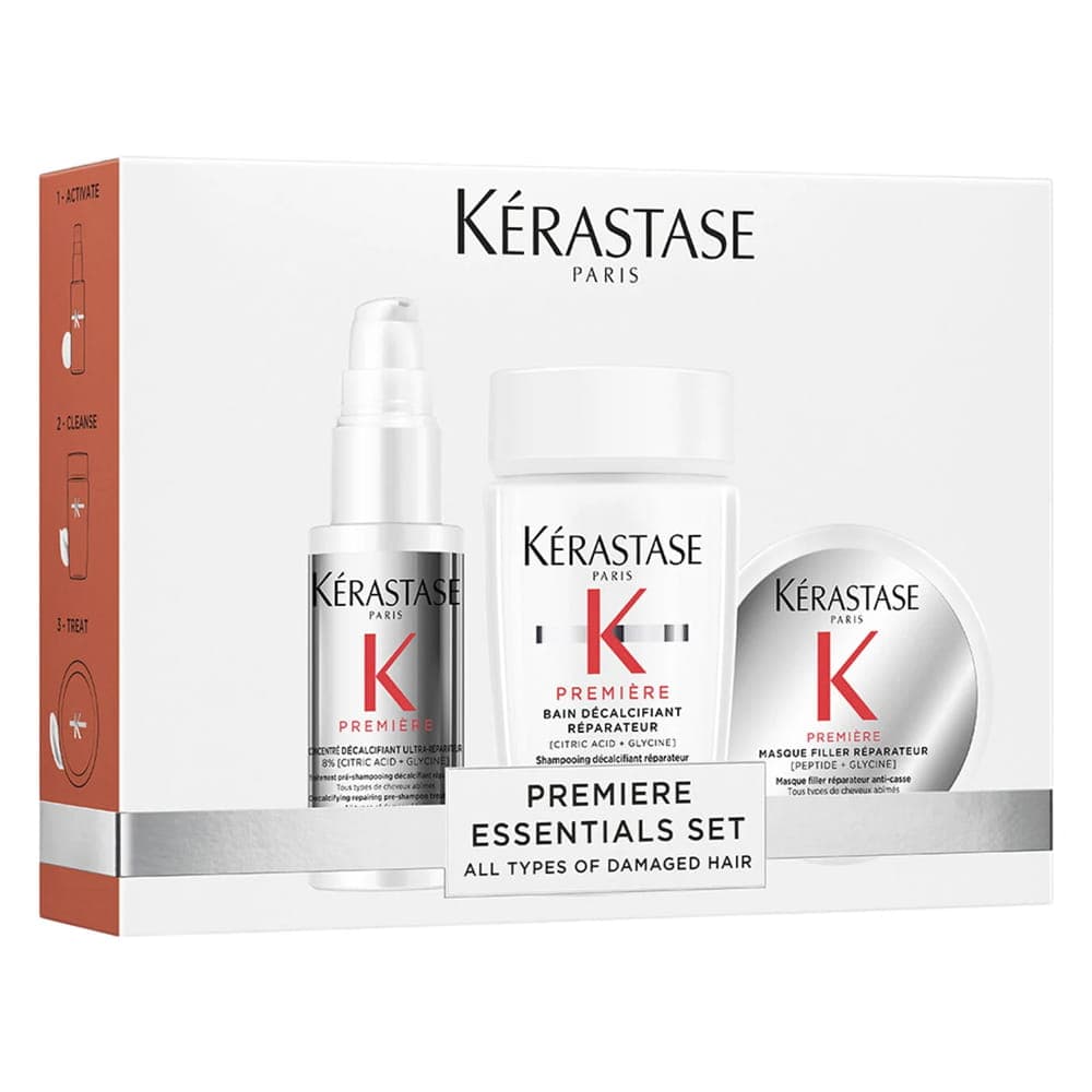 Podróżny zestaw upominkowy do regeneracji włosów zniszczonych Kérastase Premiére Set For Damaged Hair