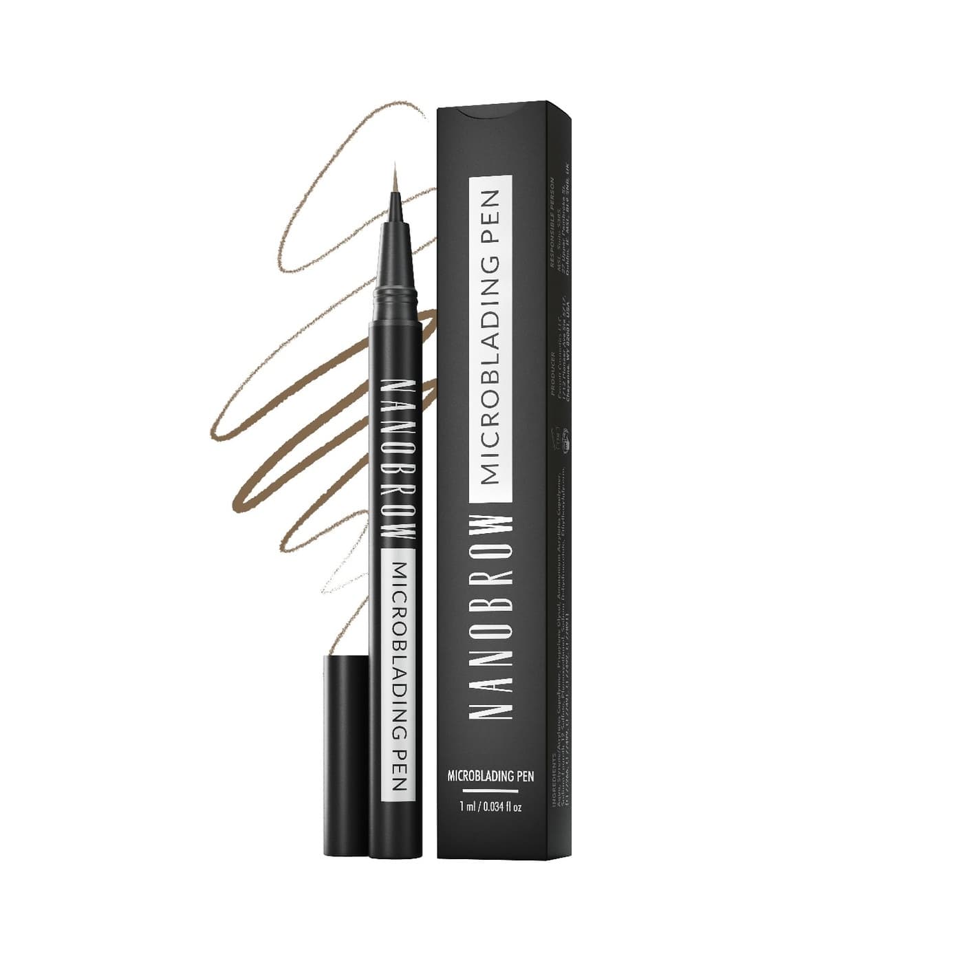 Microblading Pen, precyzyjny pisak do brwi, Warm Brown
