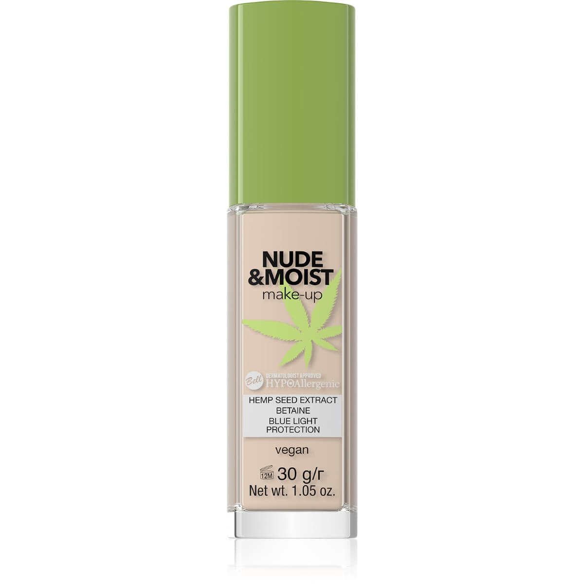 HYPOAllergenic - Nude & Moist Make-Up - Nawilżajaco-odżywczy podkład do twarzy - - 01 LIGHT BEIGE