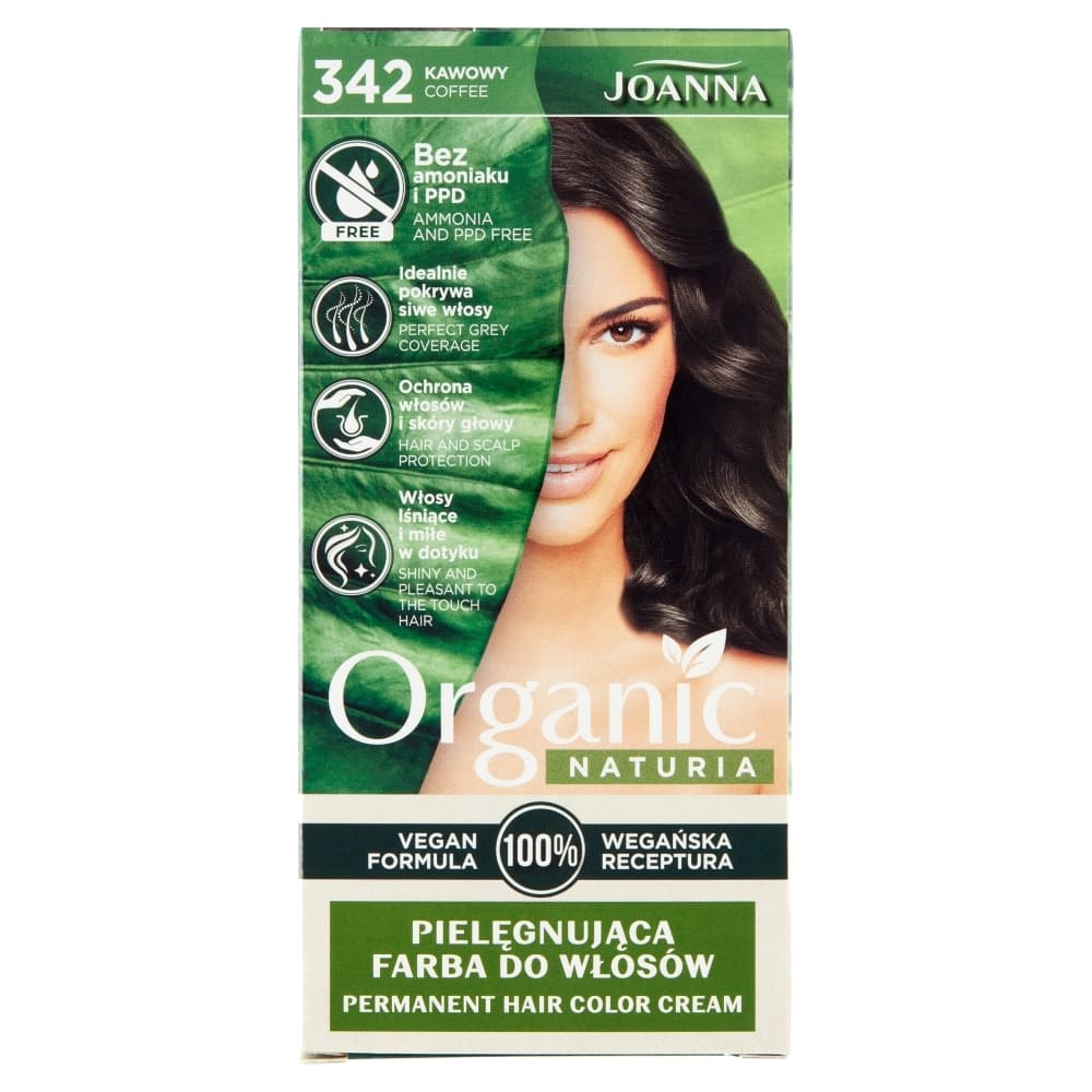 Naturia Organic Pielęgnująca farba do włosów kawowy 342