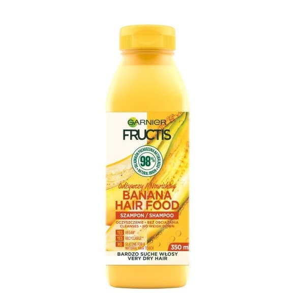Fructis Banana Hair Food odżywczy szampon do włosów bardzo suchych