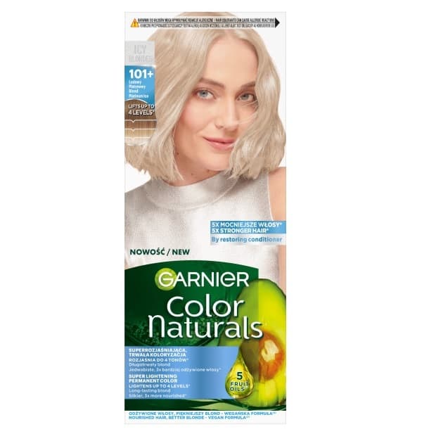 Color Naturals farba do włosów odcień 101+ Blond Platinum Ice