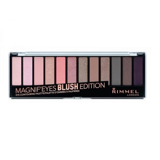 Rimmel Magnif Eyes Paleta Cieni Do Powiek Nude Róż Blush Edition 12 Odcieni