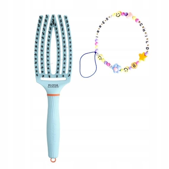 Fingerbrush Care Iconic Boar&Nylon, Bubble Blue