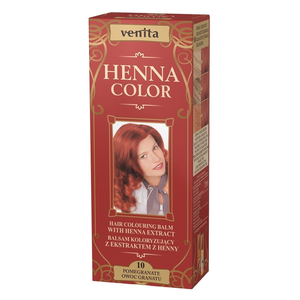 Henna Color Balsam koloryzujący z ekstraktem z henny 10 Owoc Granatu