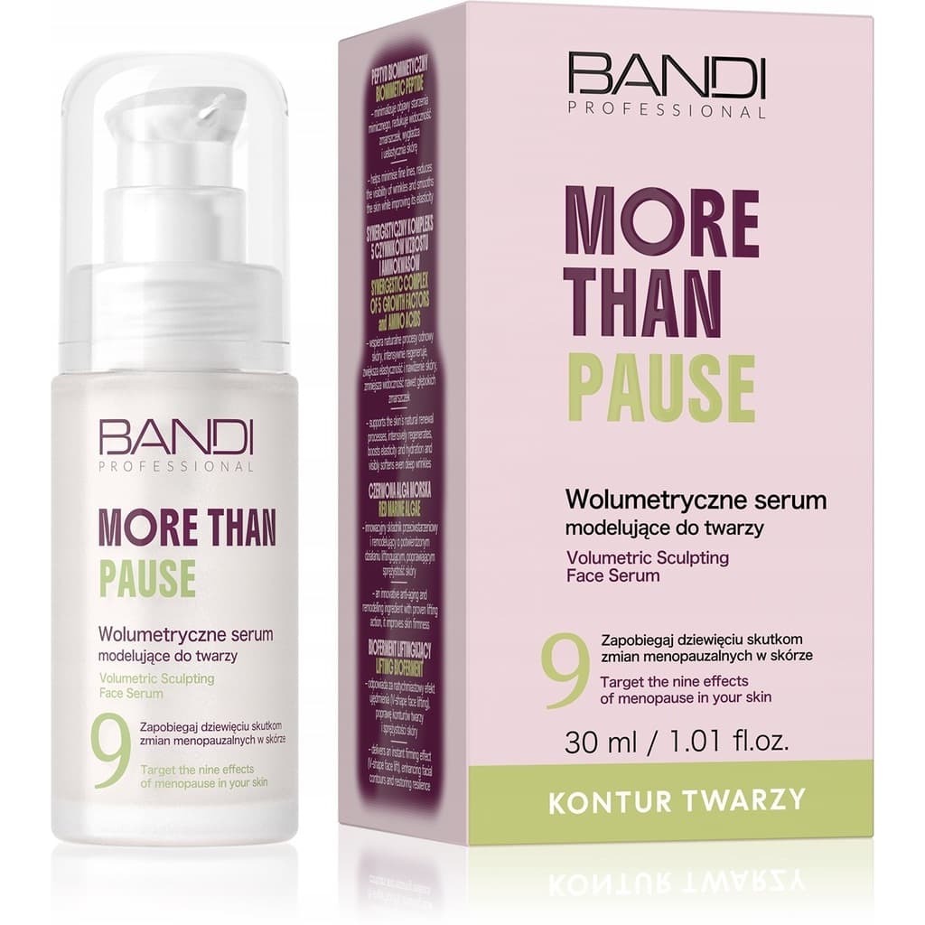 More Than Pause, wolumetryczne serum modelujące kontur twarzy