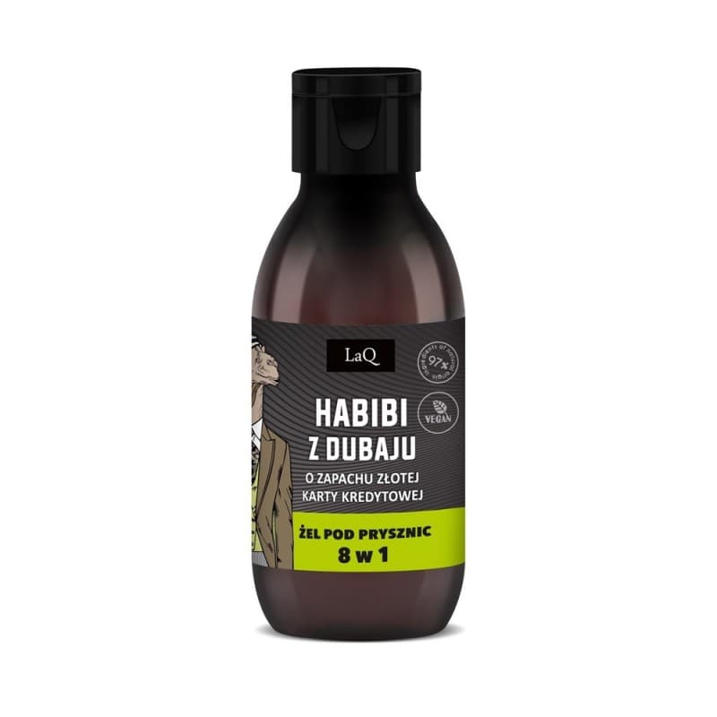 Habibi z Dubaju, żel pod prysznic czarny mat