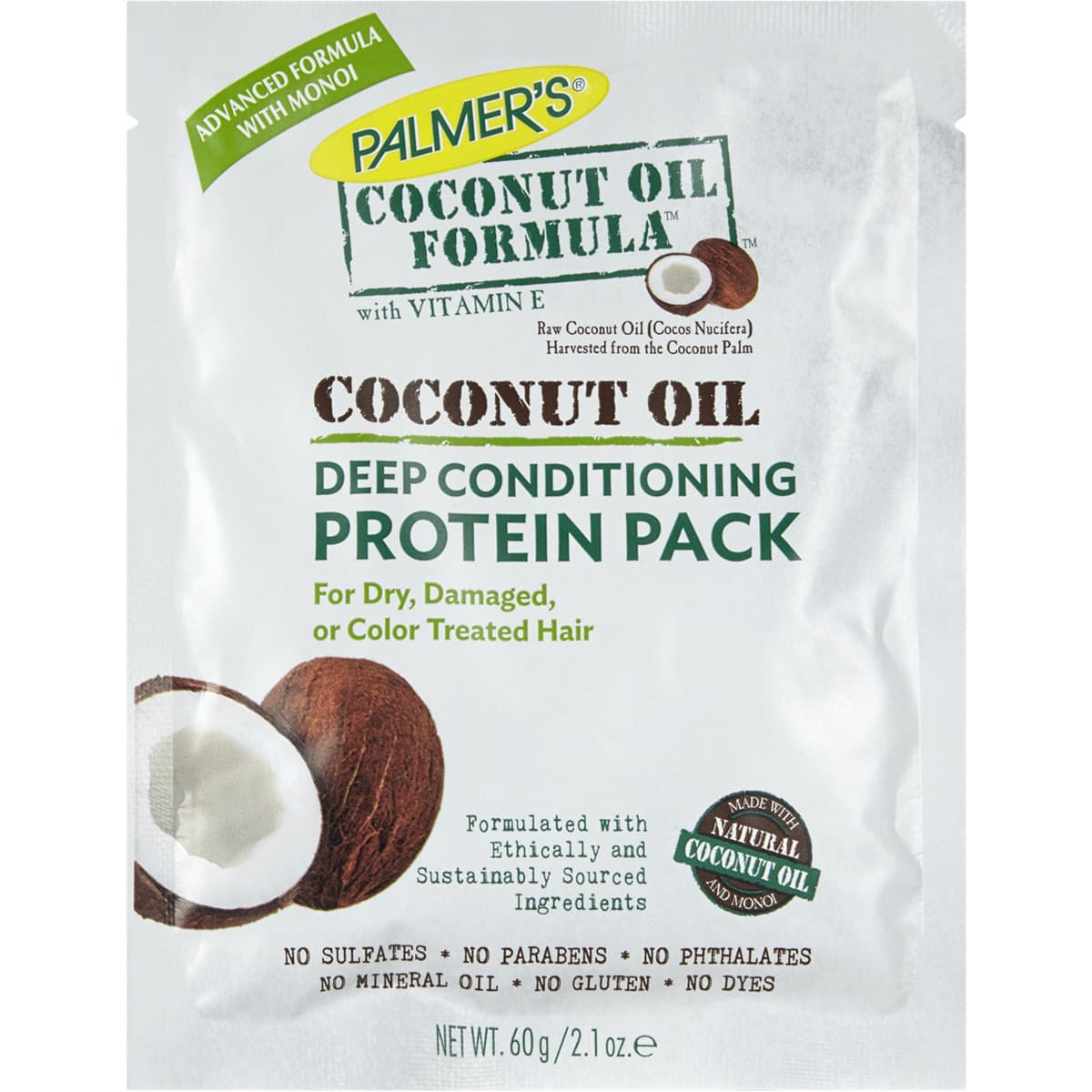 Coconut Oil Formula Deep Conditioner Protein Pack kuracja proteinowa do włosów z olejkiem kokosowym