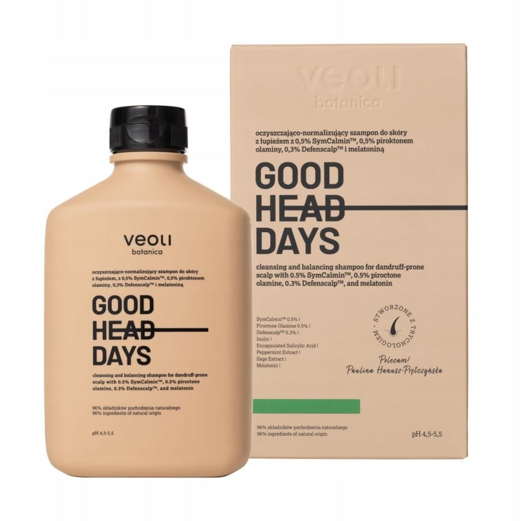 Good Head Days, oczyszczająco-normalizujący szampon do skóry z łupieżem