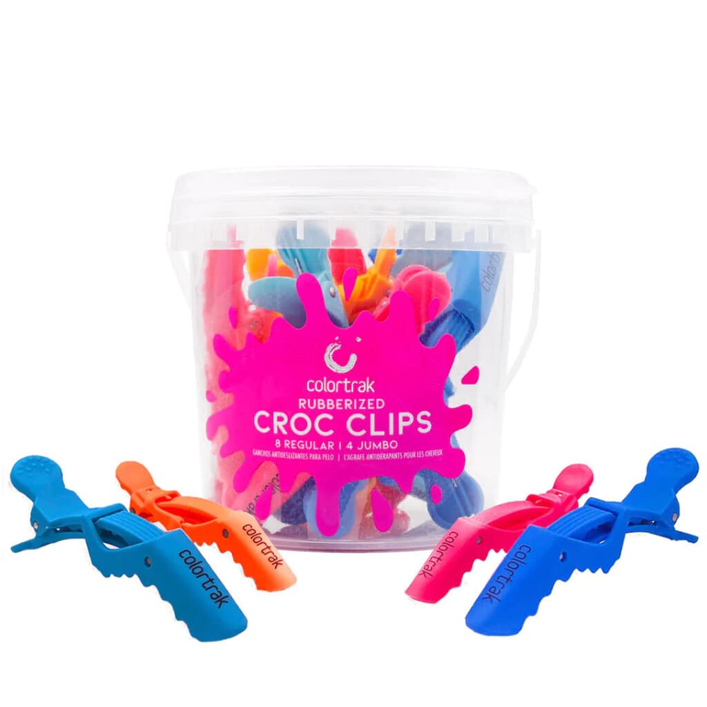 Rubberized Croc Clips, klipsy do włosów