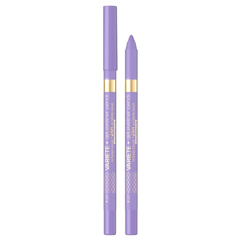 Eveline Variete, żelowa kredka do oczu nr 07 Lavender