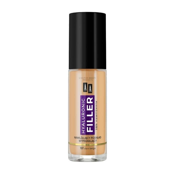 HYALURONIC FILLER Foundation - Nawilżający podkład wypełniający zmarszczki - - 107 Dark Beige