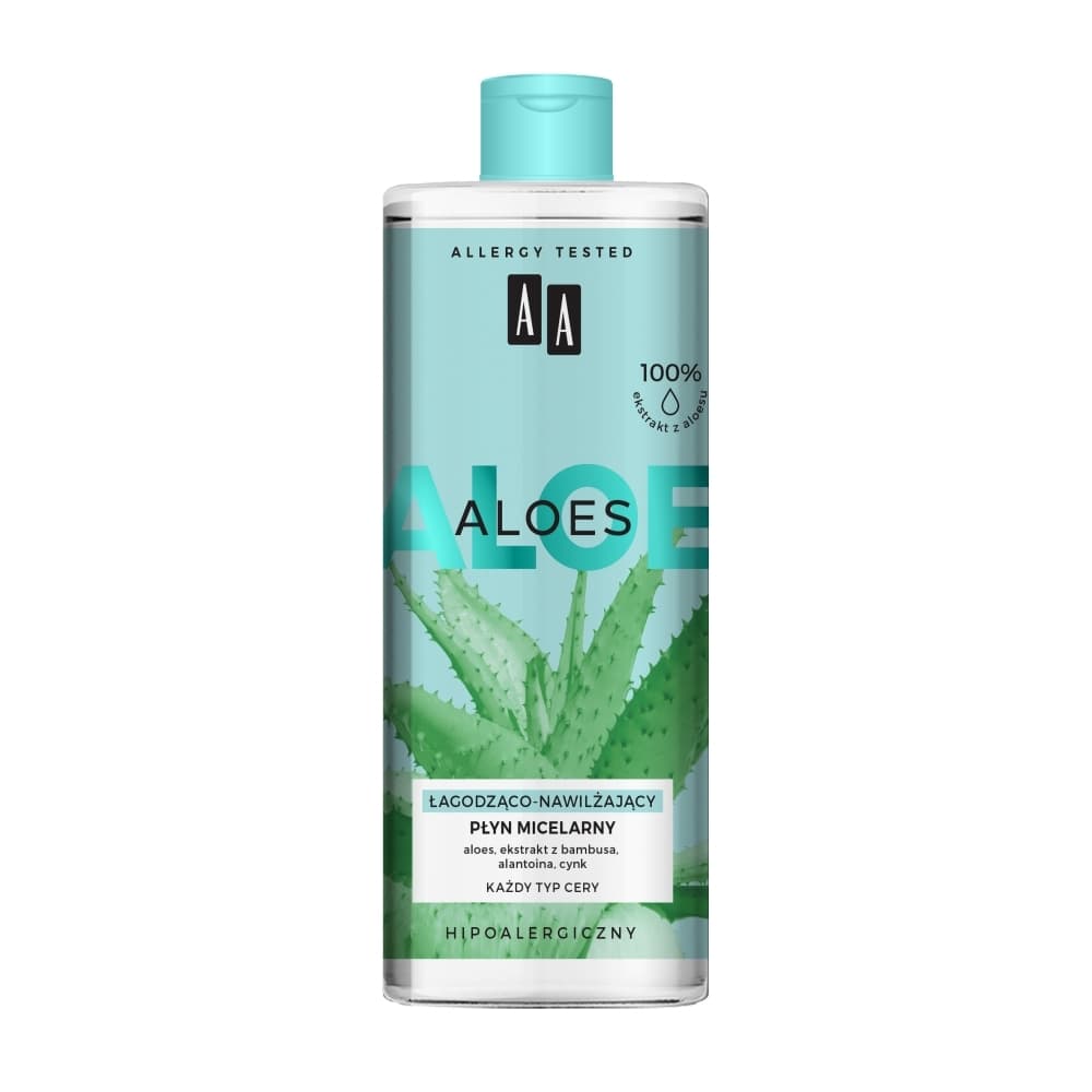 AA Aloes 100% Aloe Vera Extract płyn micelarny łagodząco-nawilżający